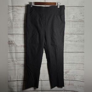 NWT Alfred Dunner Black Pull On Pants With Pockets Women Size 6 Petite